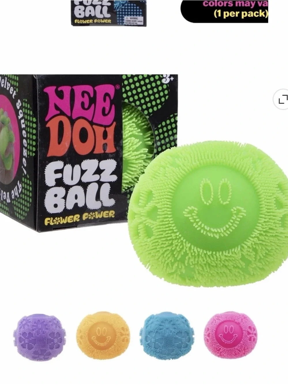 Needoh Fuzz Ball Green
